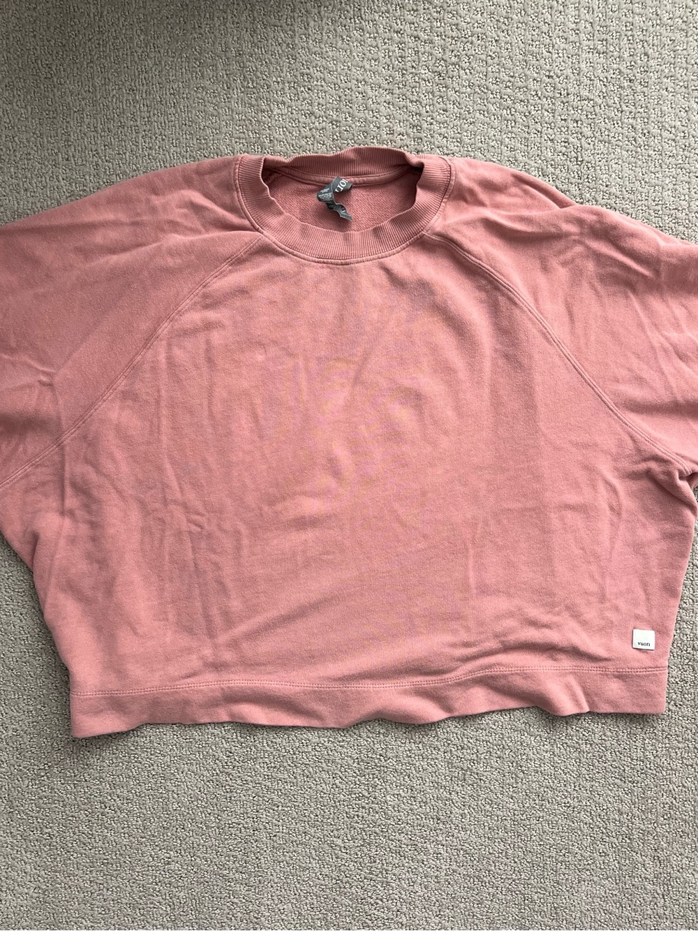 Vuori Dusty Rose Crewneck Sweatshirt - Picture 2 of 5